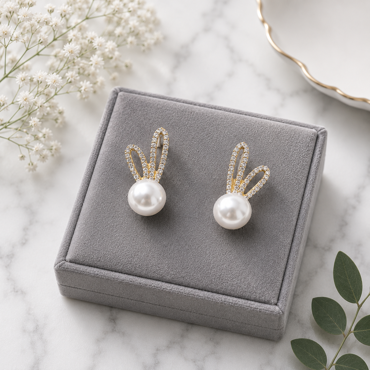 Bunny Stud Earring